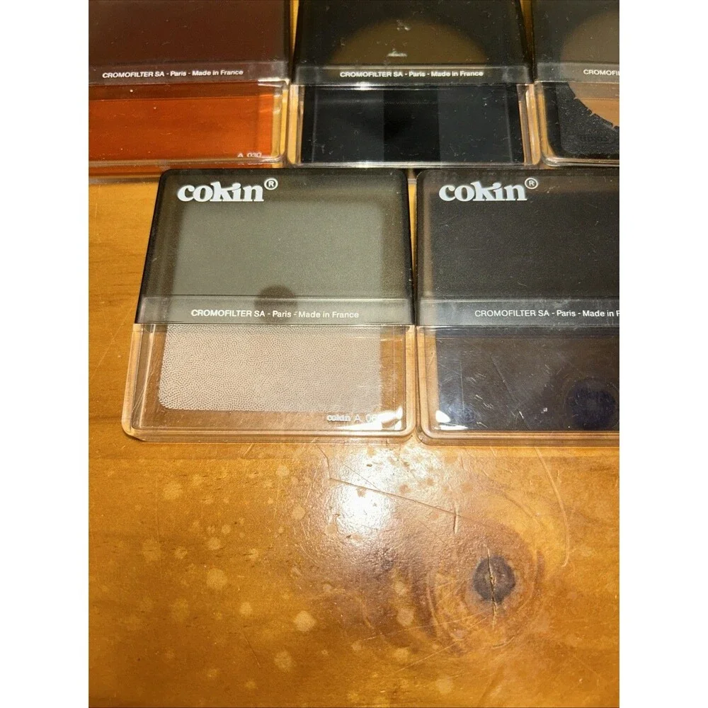 Vintage Cokin Cromofilter SA Lot of 5 with Protective Cases